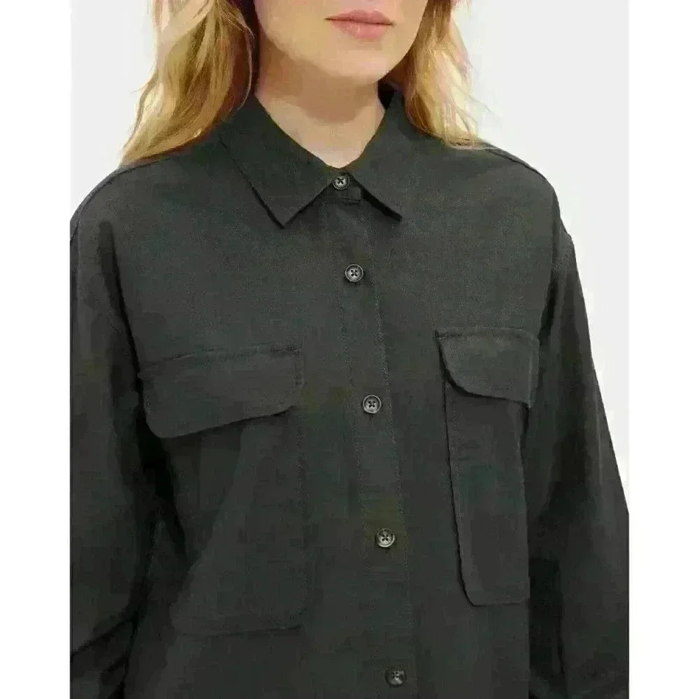 NEW UGG Women's S Addley Oversized Shirt Dress NWT $128 - Picture 3 of 4
